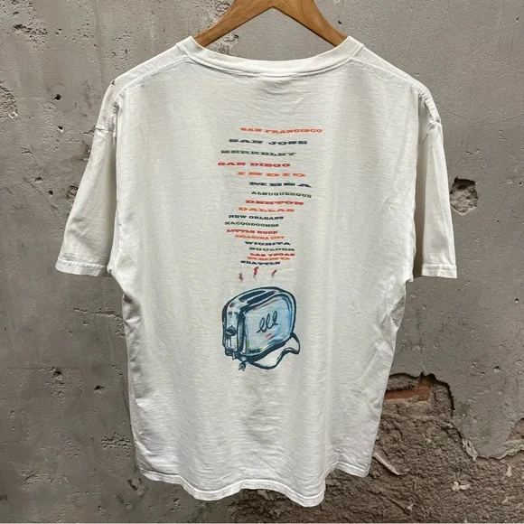 Pearl Jam White Freak Puppet Vintage Tour Double Sided Concert T-Shirt Large L - Picture 4 of 7